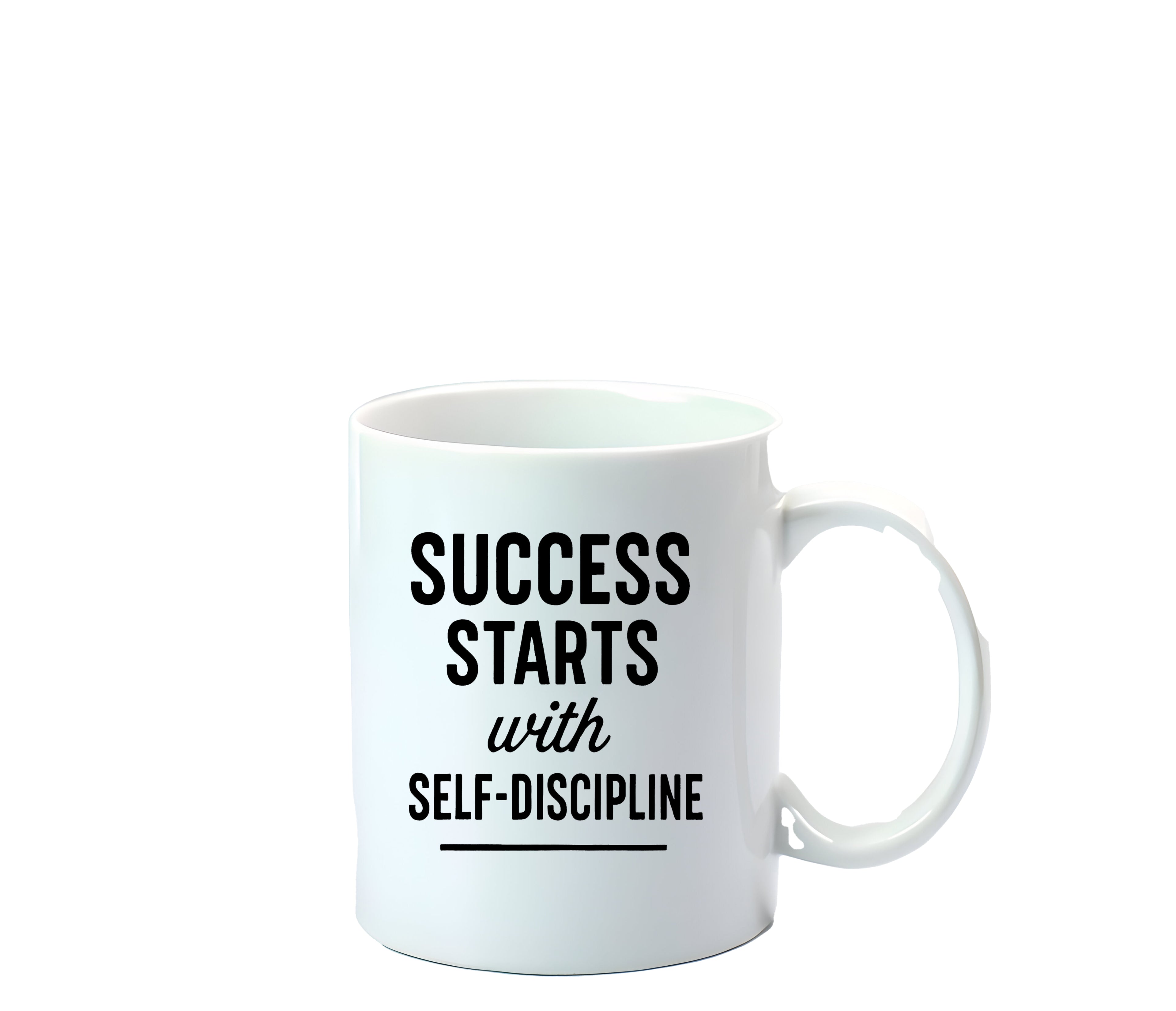 Success Starts with Self-Discipline — 11 oz ORCA® Motivational Mug