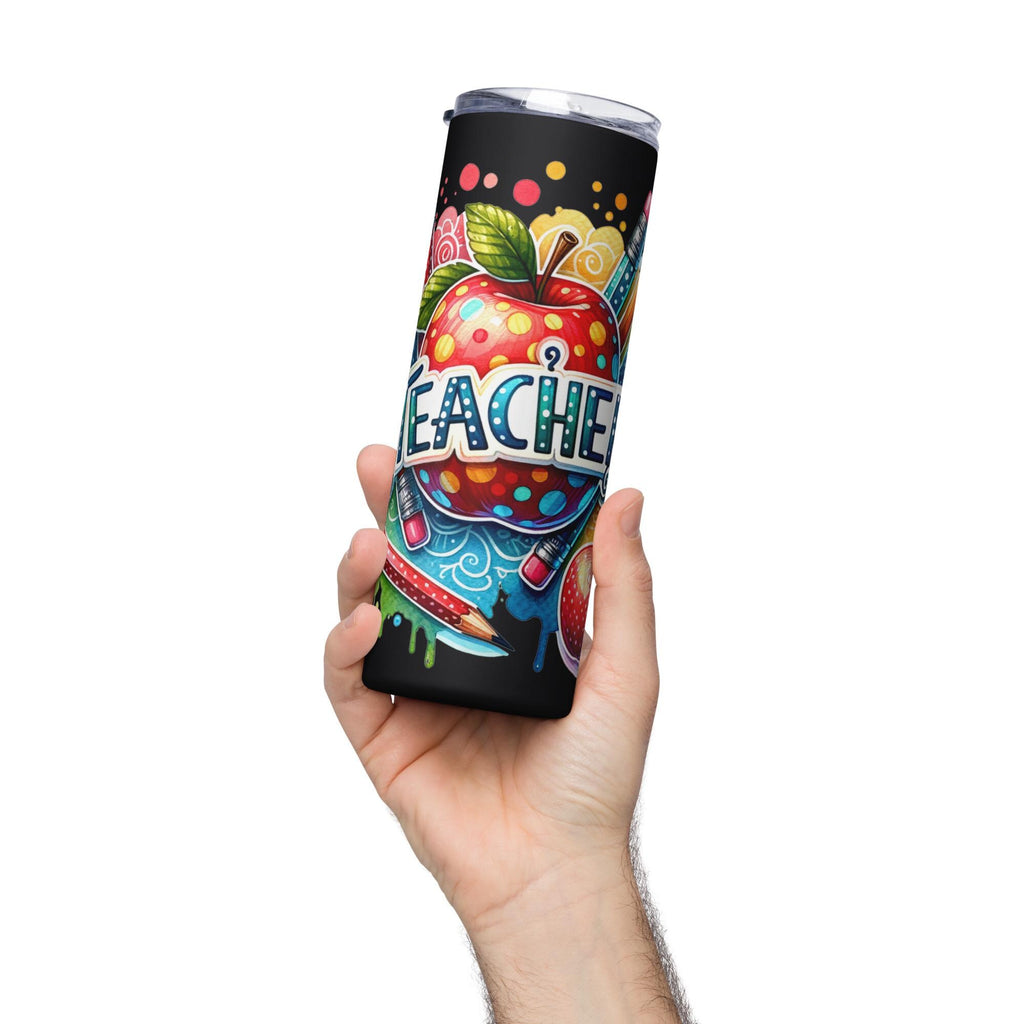 Teacher Appreciation Stainless Steel Tumbler – 20oz, Lid & Straw
