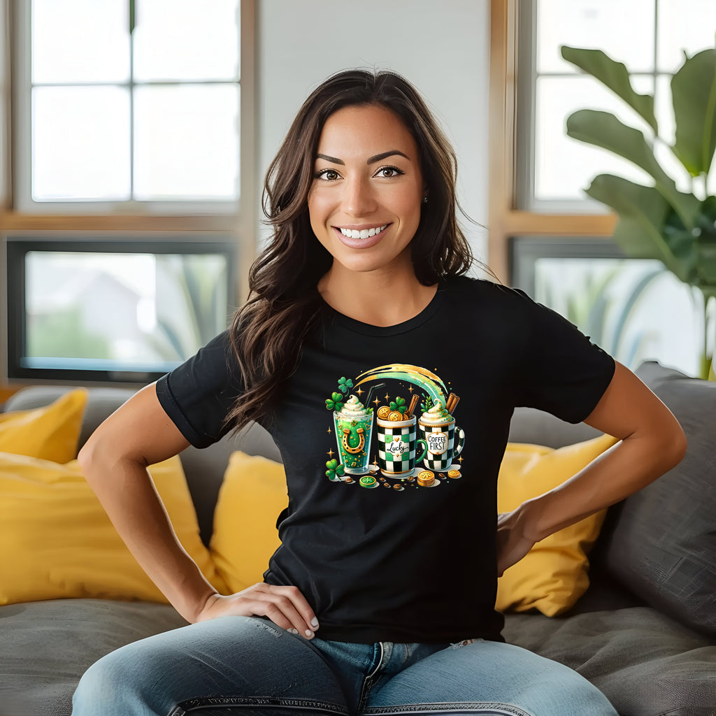 Sip Happens, Stay Lucky! DryBlend® T-Shirt