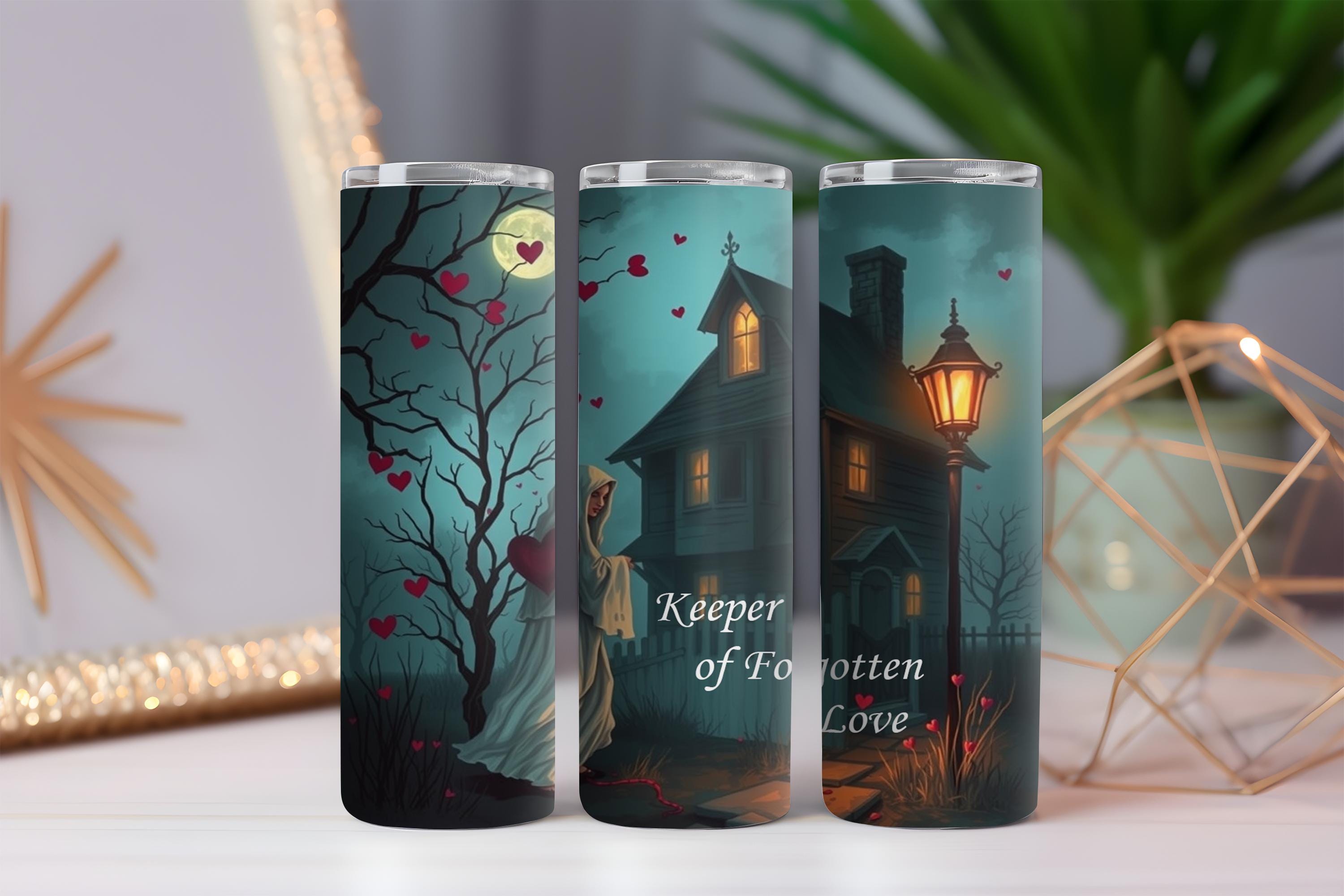 Valentine's Ghost 20oz Insulated Tumbler – Keeper of Forgotten Love