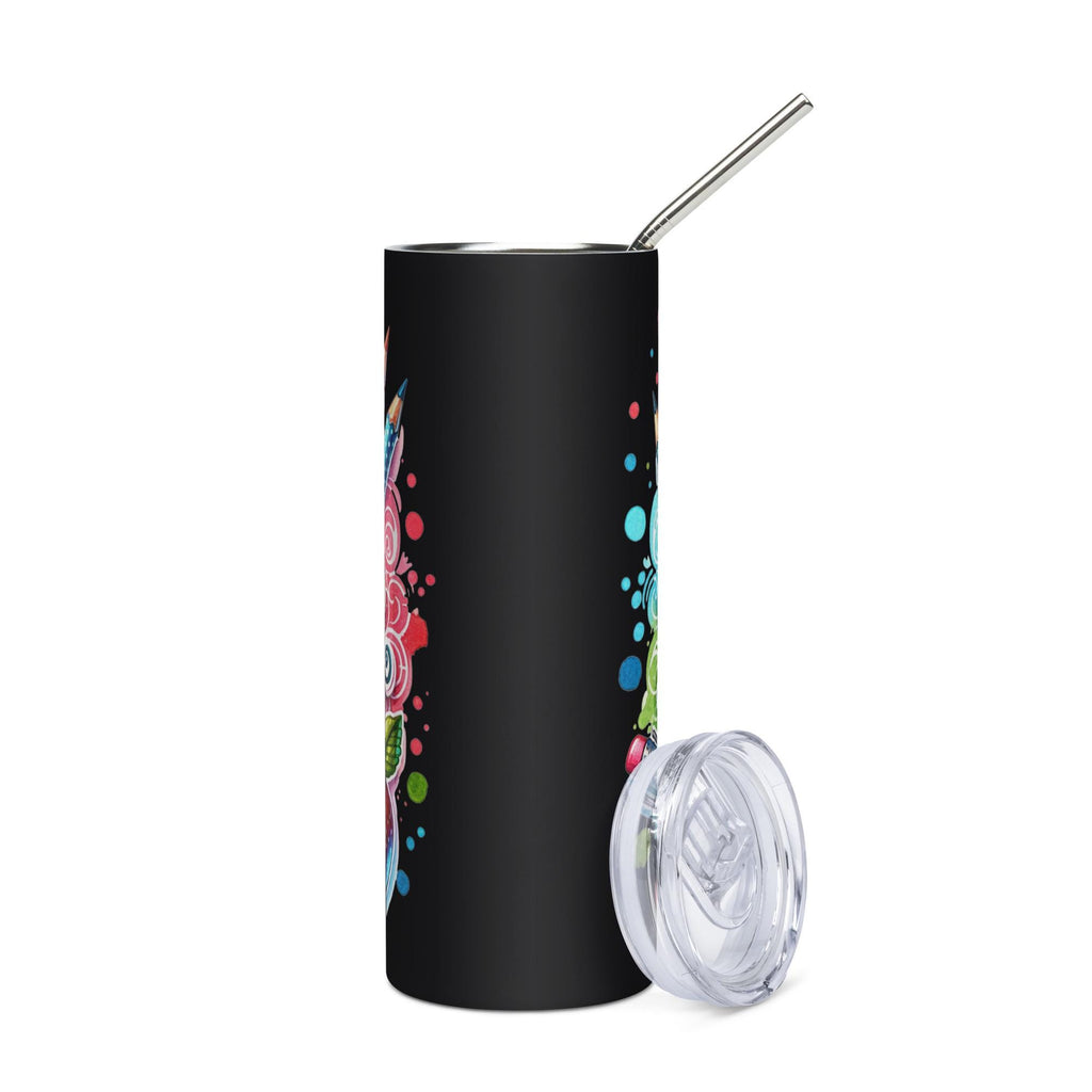 Teacher Appreciation Stainless Steel Tumbler – 20oz, Lid & Straw